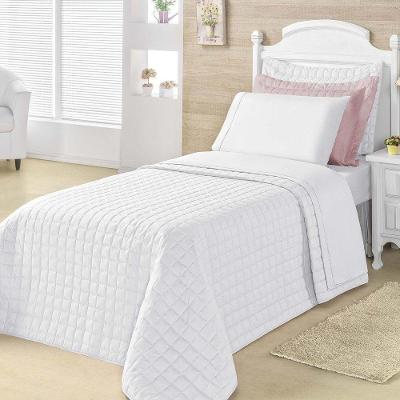 Cobre Leito Top Line Solteiro Hipercal 180 Fios 2 Peças 100% Poliéster - Branco