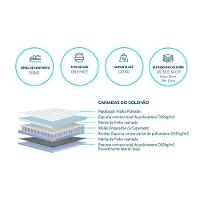 Cama Box Casal: Colchão Molas MasterPocket Ensacadas Polar   Sporting + Base CRC Rústico Black(138x188) - 7