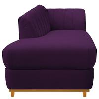 Recamier Vanessa 160cm Lado Esquerdo Suede Roxo Doce Sonho - 7