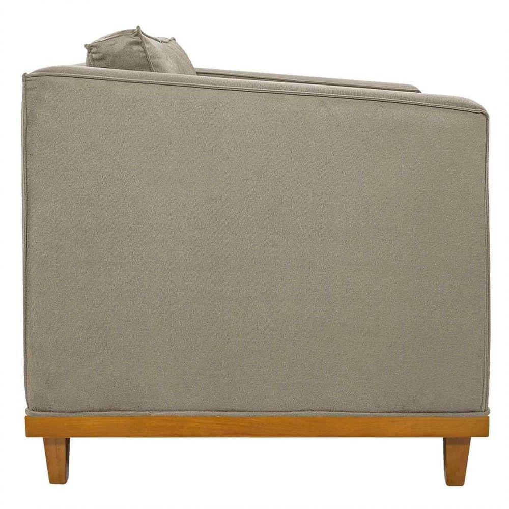 Sofá 2 Lugares Europa Corano Bege - 5