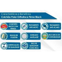Cama Box Queen: Colchão Anatômico Polar D28/EP Orthoface Firme + Base CRC Suede Black(158x198) - 3