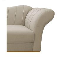 Recamier Vanessa 185cm Lado Esquerdo Suede Bege Doce Sonho - 2