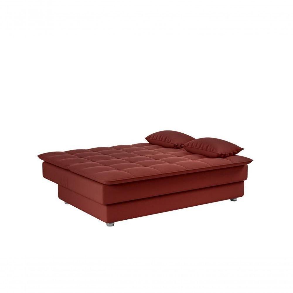 Sofá Cama Reclinável 2 Lugares Penélope - Veludo Vinho - 2