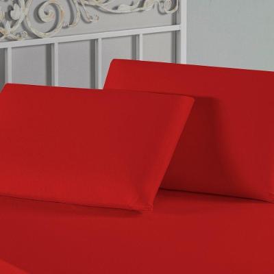 Kit Fronhas Nobre 2 Peças 50cm X 70cm Malha 100% Algodão - Vermelho