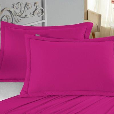 Porta Travesseiro Matelado Nobre 1 Peça Malha 100% Algodão - Pink