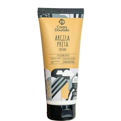 Corpo Dourado Clinic Mais - Argila Creme Preta Tratamento Facial E Corporal 100g