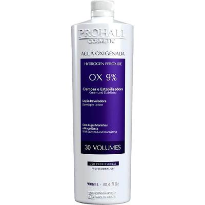 Prohall - água Oxigenada Cremosa Ox 9% 30 Volumes 900ml
