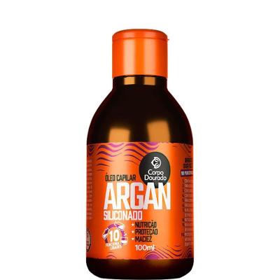 Corpo Dourado - óleo Capilar Argan Siliconado Nutrição 100ml