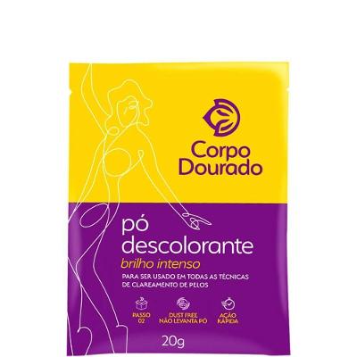 Corpo Dourado - Pó Descolorante Corporal Tradicional Sachê 20g