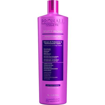 Prohall Select Blond - Escova Progressiva Orgânica Cabelos Loiros Sem Formol 1l