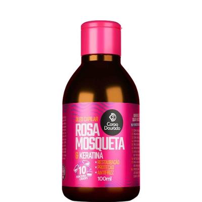 Corpo Dourado - óleo Capilar Rosa Mosqueta E Keratina Restauração 100ml