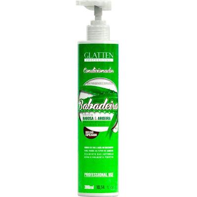 Glatten Babadeira - Condicionador Brilho Espelhado Babosa E Aroeira 300ml