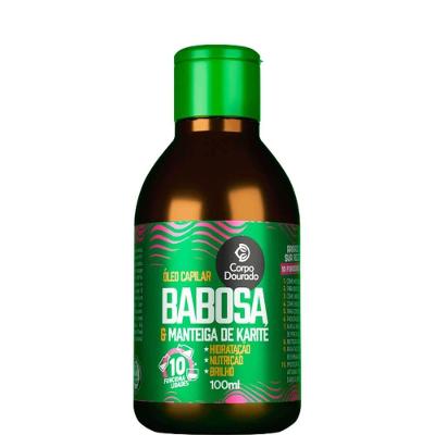 Corpo Dourado - óleo Capilar Babosa E Karité Hidratação 100ml