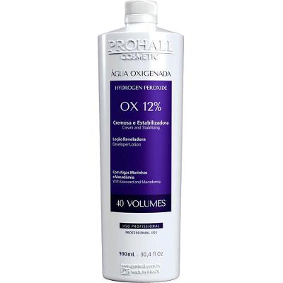 Prohall - água Oxigenada Cremosa Ox 12% 40 Volumes 900ml