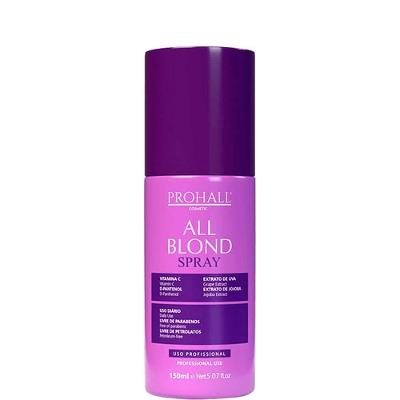 Prohall All Blond - Spray Matizador Proteção Térmica Para Loiros 150ml