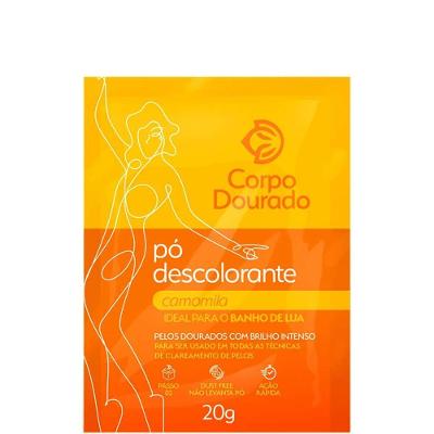 Corpo Dourado - Pó Descolorante Corporal Camomila Sachê 20g