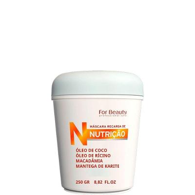 For Beauty Hnr - Máscara Recarga De Nutrição 250g