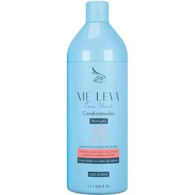 Zap Me Leva Com Você - Condicionador Nutrição Mandioca E óleo De Rícino 1l