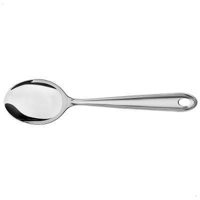 Colher Tramontina Utility Para Arroz Em Aço Inox 30,2cm Acabamento Em Brilho 63812101