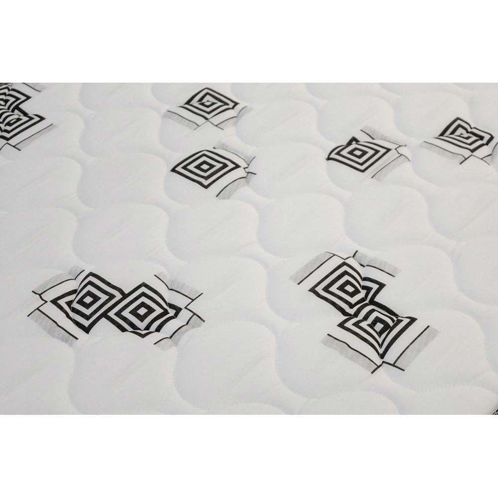 Cama Box Baú Queen: Colchão Espuma D45 Ortobom Light Saúde OrtoPillow + Base CRC Courano White(158x198) - 5