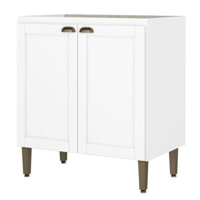 Balcão 80 Cm 2 Portas Sem Tampo Classy Branco - Thb