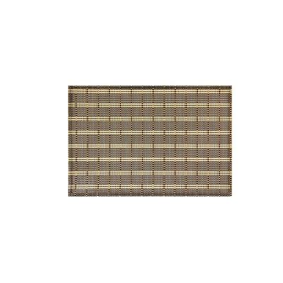 Kit Jogo Americano Textilene Tropical Preto 45x30cm - Uzoo - 4 Uni