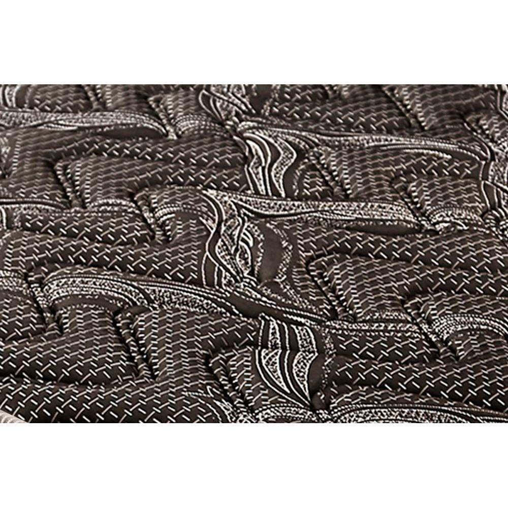Cama Box Baú Queen: Colchão Espuma Paropas D28 / EP Pasquale + Base CRC Suede Black(158x198) - 2