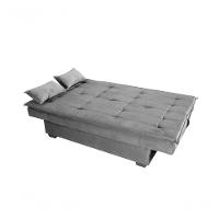 Sofá Cama Casal Reclinável Esmeralda - Cinza Light - 3