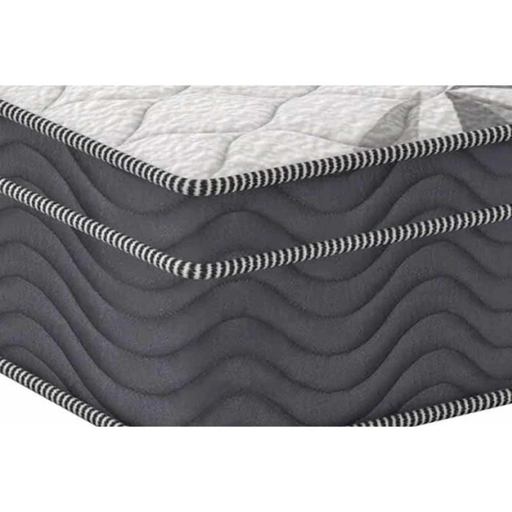 Cama Box Baú Queen: Colchão Anatômico Ortobom D33 / EP Airtech 100 + Base CRC Courano Black(158x198) - 2