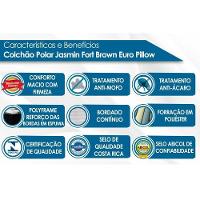 Cama Box Casal: Colchão Molas MasterPocket Ensacadas Polar   Jasmim + Base CRC Rústico Bege(138x188) - 3