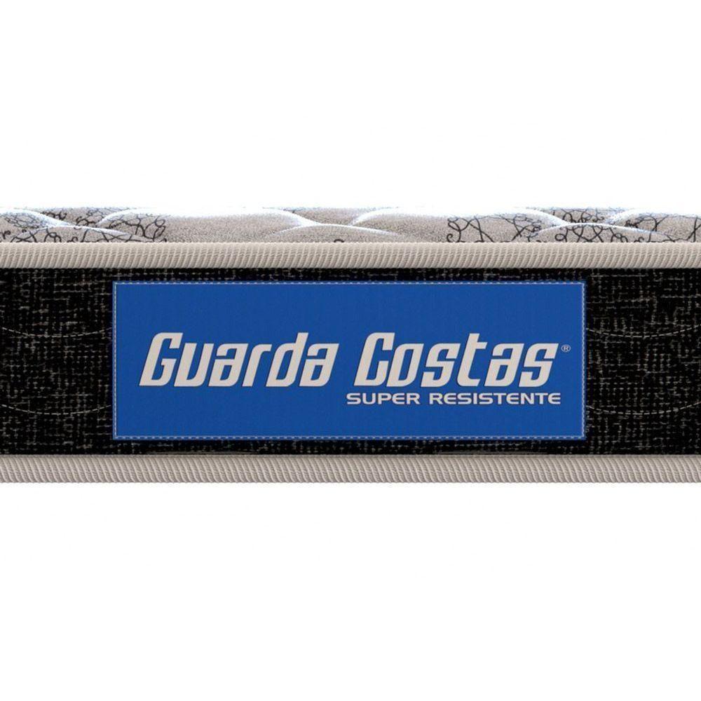 Cama Box Queen: Colchão Espuma Probel Guarda Costas Resistente + Base CRC Courano White(158x198) - 5