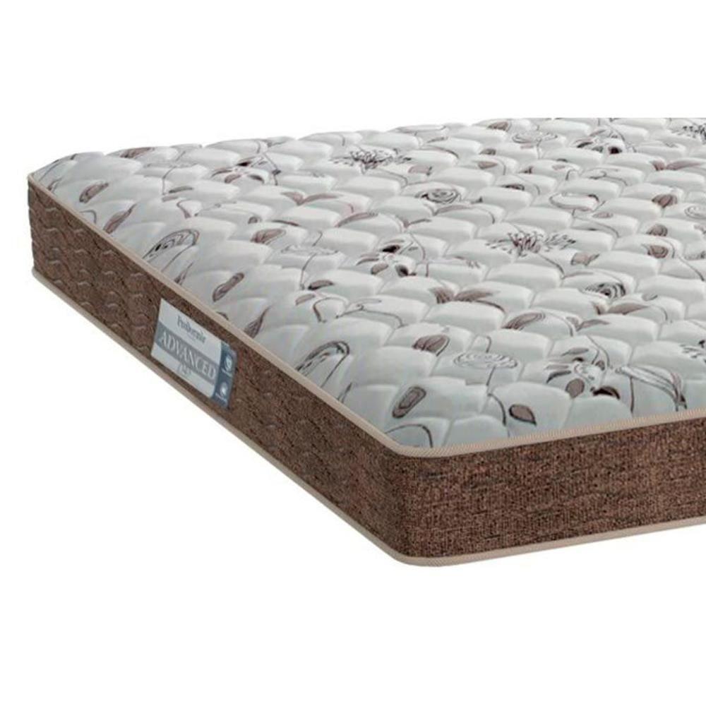 Cama Box Queen: Colchão Espuma D45 Probel Hiper Resistente Pró Dormir Sênior + Base CRC Suede Black(158x198) - 4