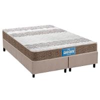 Cama Box Queen: Colchão Espuma D33 Probel /Ep Guarda Costas Double Face + Base Clean(158X198) - 1