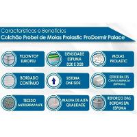 Cama Box Queen: Colchão Molas Probel Prolastic Palace + Base CRC Suede Brown(158x198) - 3