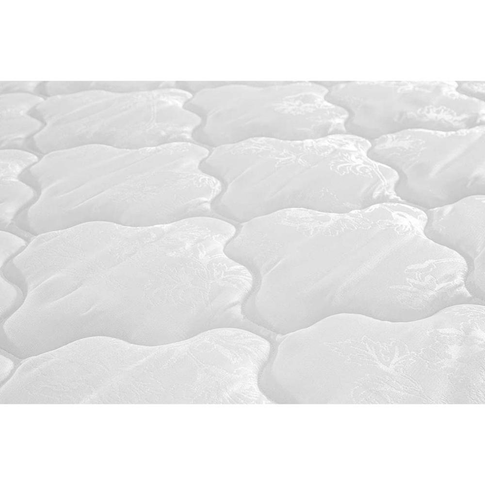 Cama Box Baú Casal: Colchão Espuma Herval D45 Top + Base CRC Courano White(138x188) - 6