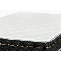 Cama Box Casal: Colchão Molas Bonnel Luckspuma Eagle Spring + Base CRC Suede Black(138x188) - 6