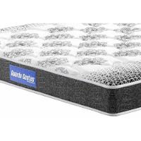 Cama Box Casal: Colchão Espuma Probel Guarda Costas Resistente + Base CRC Courano White(138x188)