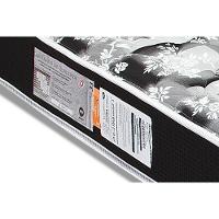 Cama Box Solteiro: Colchão Espuma D33 Luckspuma Supreme + Base CRC Suede Black(88x188) - 3