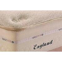 Cama Box Queen: Colchão Molas Herval Maxspring England + Base CRC Courano Clean(158x198) - 2