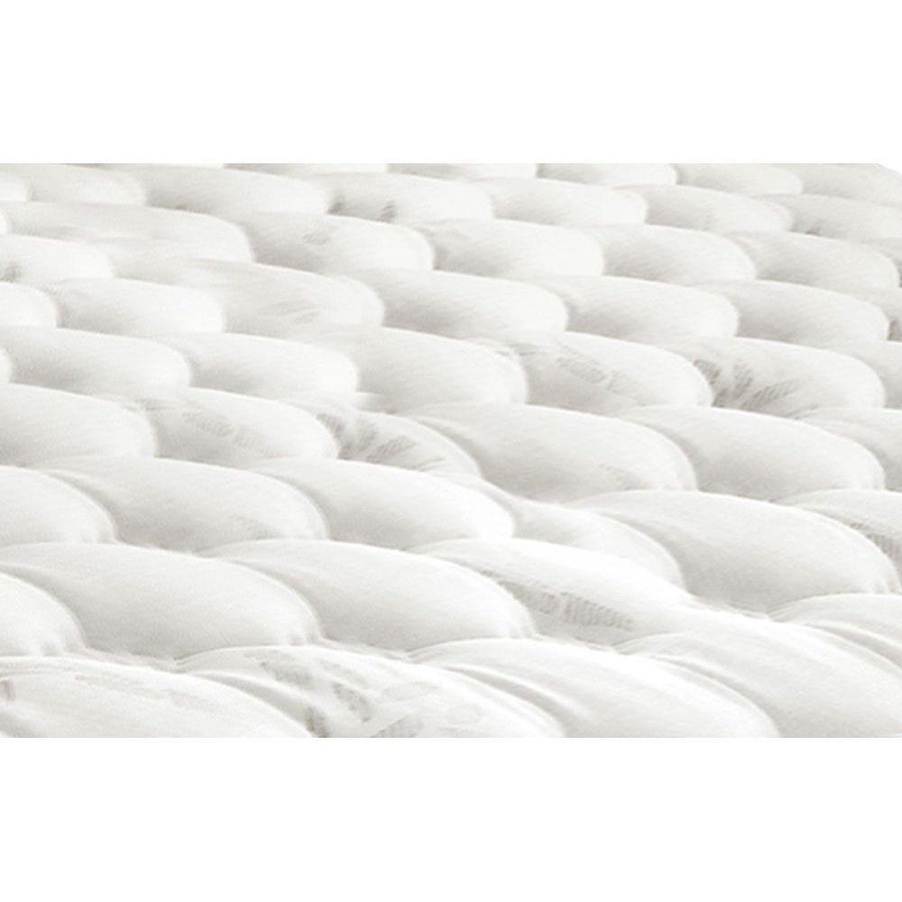 Cama Box Solteiro: Colchão Molas Ensacadas Castor Pocket Silver Star Air Df + Base White(88X188) - 6