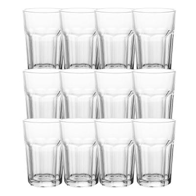 Jogo 12 Copos De Vidro Alto Vidro Para Drink Bebidas Allure Transparente 425ml Wolff