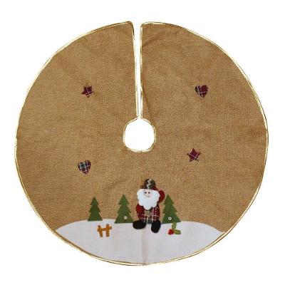 Saia Para árvore De Natal Temática Papai Noel 90cm