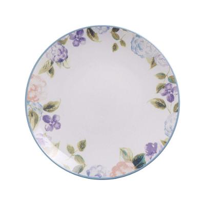 Prato Sobremesa Tramontina Aura Porcelana Decorada 19cm Tramontina