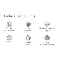 Cama Box Baú Casal: Colchão Molas Herval MasterPocket Ensacadas Pallace Bambu Plus + Base CRC Suede Clean(138x188) - 5