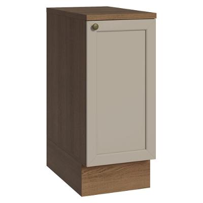 Balcão De Cozinha 35 Cm 1 Porta Rustic-crema Vik Madesa Rustic-crema