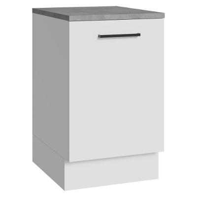 Balcão De Cozinha 50cm 1 Porta Branco Agata Madesa Branco