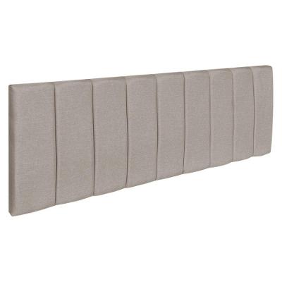 Cabeceira Painel Casal 1,40m Holanda Linho Cappuccino - Pallazio