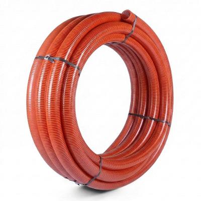 5 Metros Mangueira De Sucção Duto Pesada Em Pvc 2 Polegadas Laranja