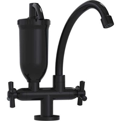 Torneira De Bancada Para Cozinha Em Abs, Preta, Com Purificador De água, 34572 Delta Ostenvonder