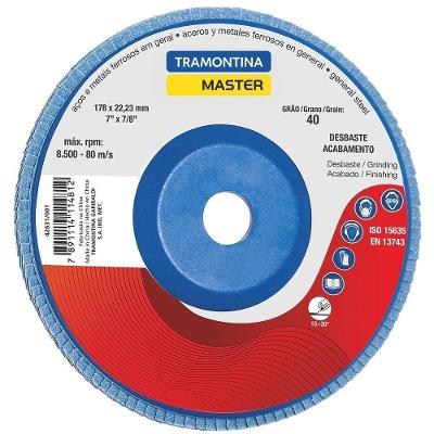 Disco Flap Para Acabamento 7 - Grão 120 Tramontina